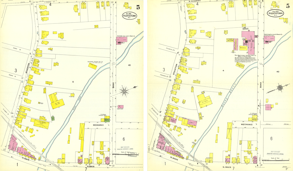 Sandborn maps showing rug mill didn't exist in 1902, but did in 1910.