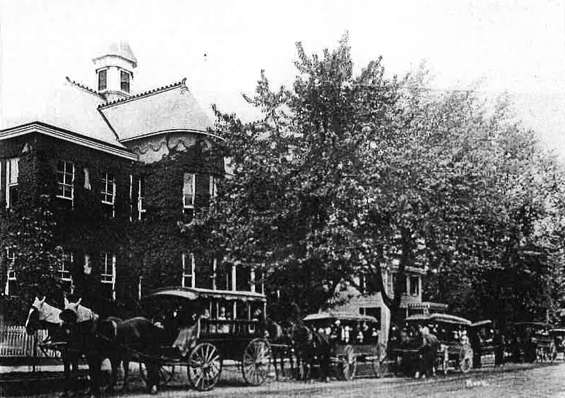 Old photo of Mercer Street School